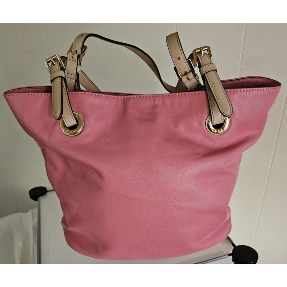 Michael Kors Pink Leather Tote‎ Bag